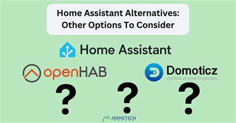 alternatives to home assistant.
